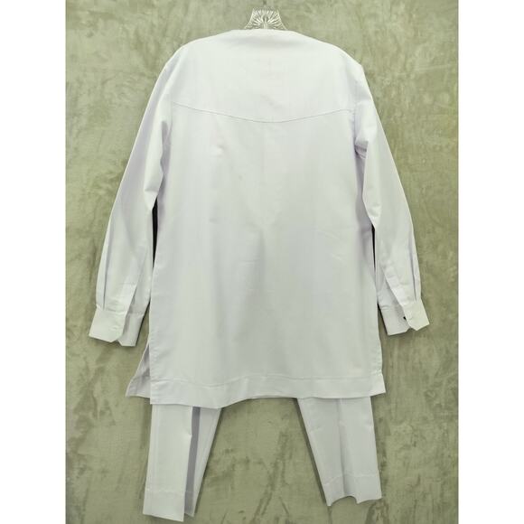 Mens Suit 2 Piece Outfit Dashiki African Long Sleeve Shirt and Trouser - Picture 10 of 10